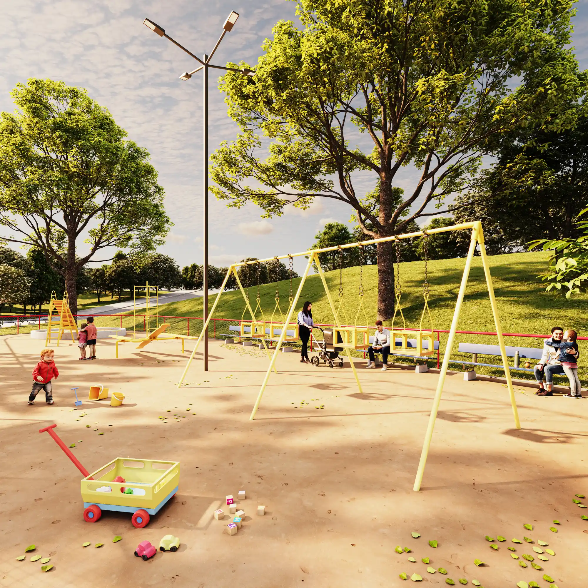 Playground infantil da Praça Las Casas
